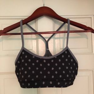 Lululemon Flow Y Bra - Size 6 - Polka Dot